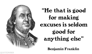 excuses franklin